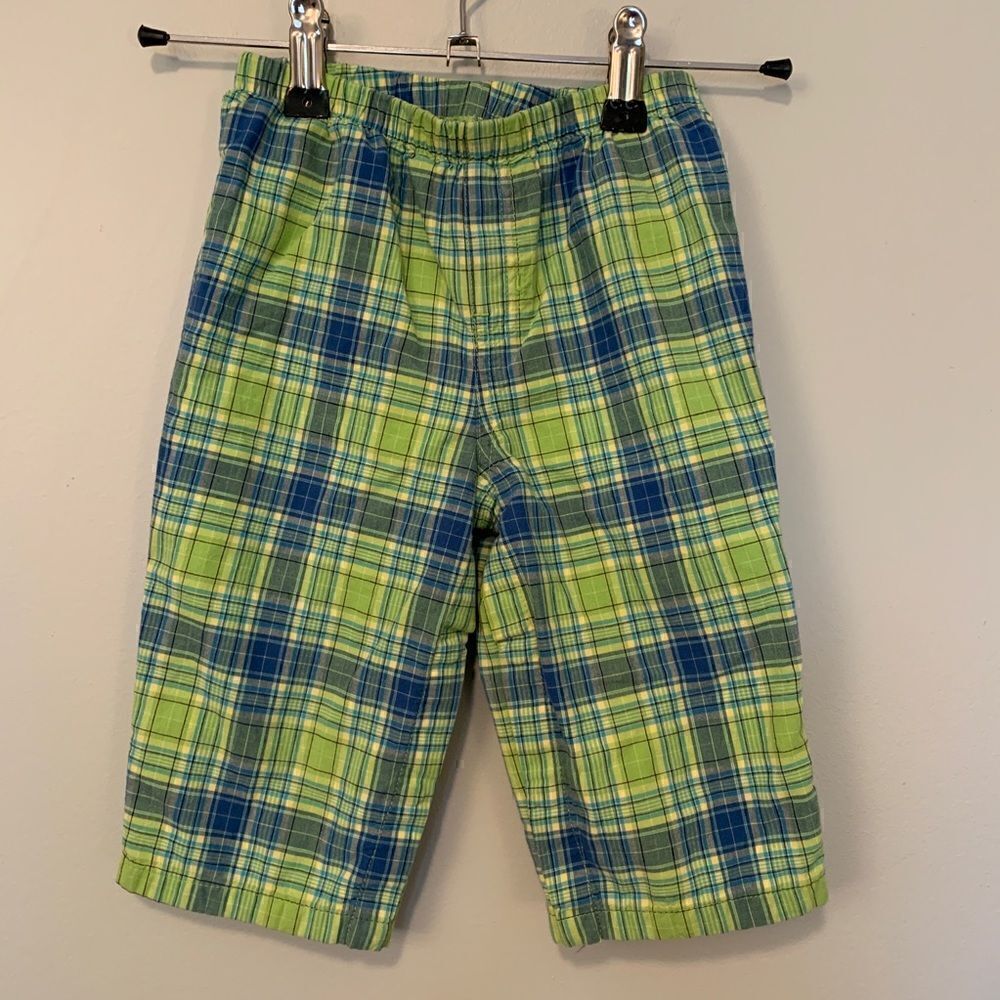Talbots boys plaid pants 